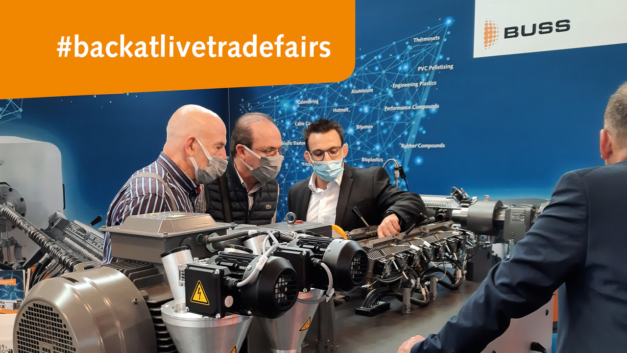 Back at live Trade Fairs