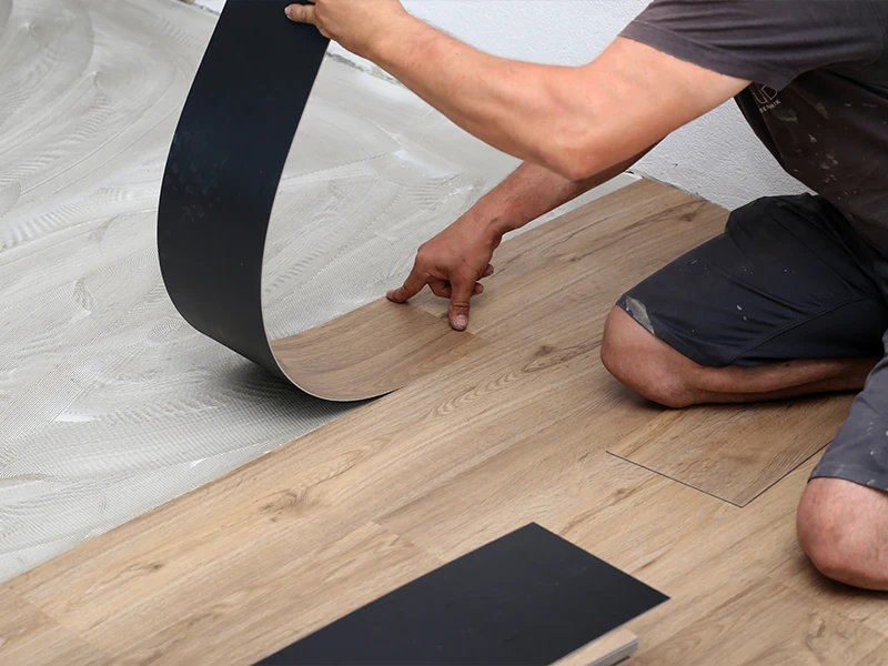 LVT floors and construction