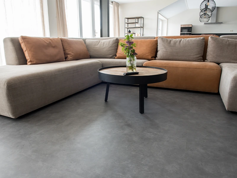 LVT used in living room