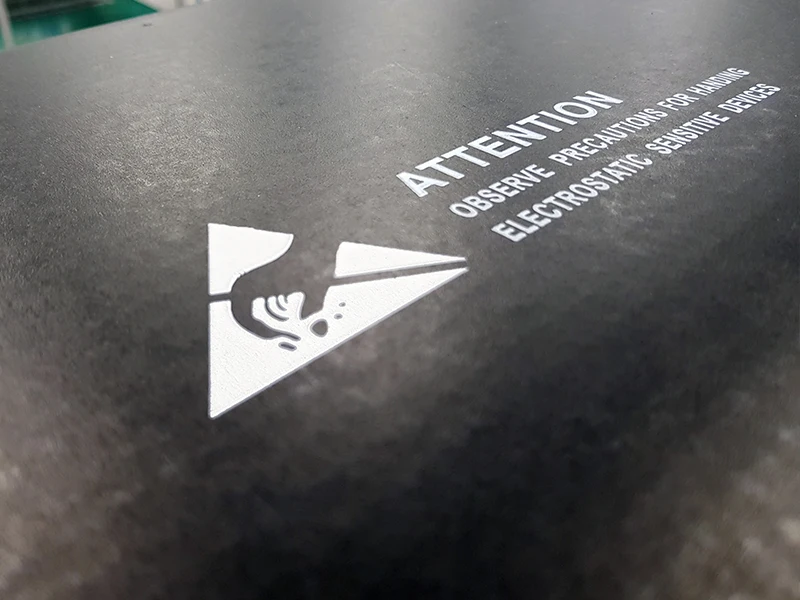 Warning for electrostatic sensitive devices