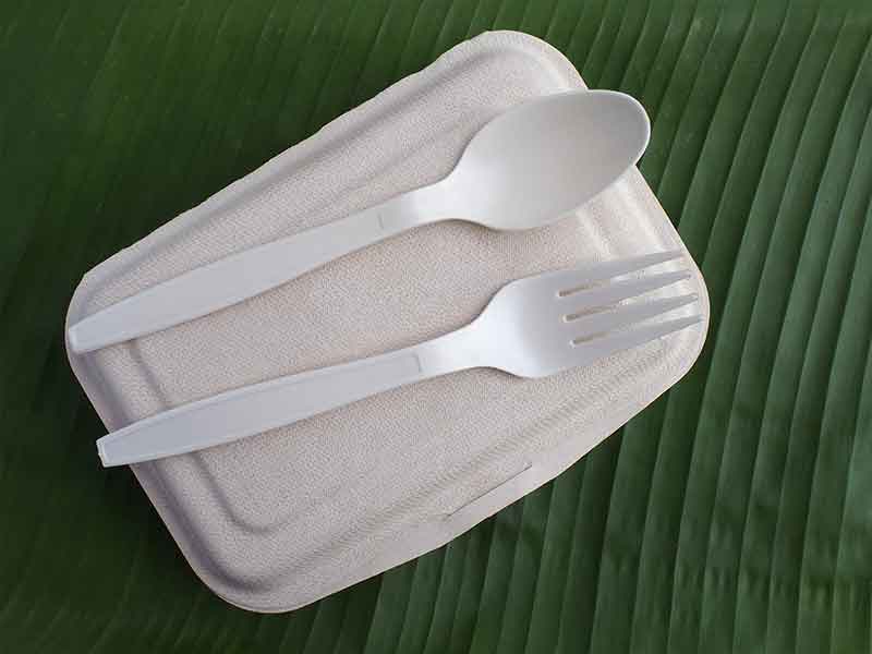 弁当箱の基材として使われるバイオプラスチック/ 混練システム