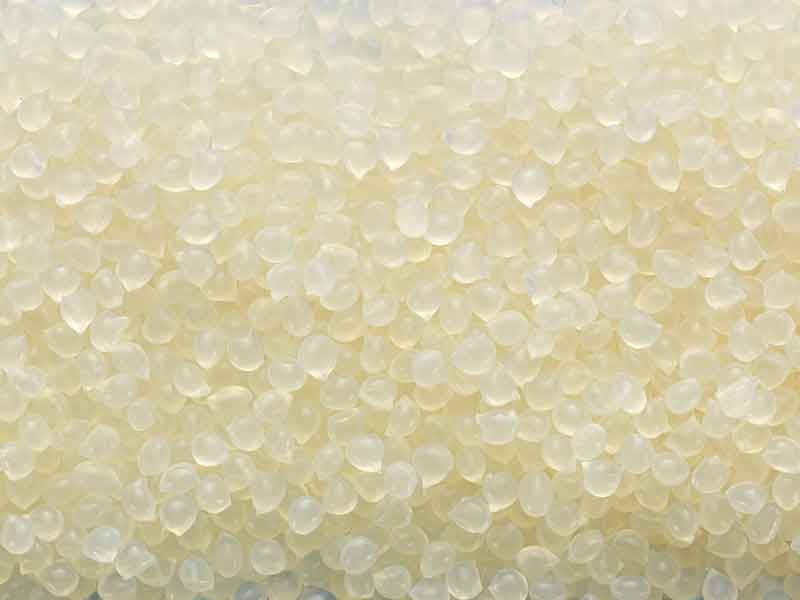 ホットメルト接着剤混練システムによる無色顆粒